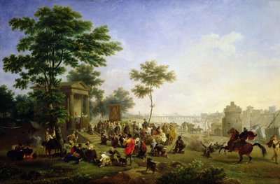 Messa nella campagna romana da Nicolas Antoine Taunay